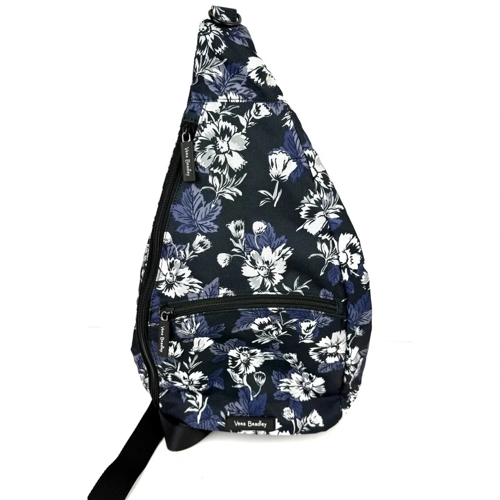 Vera Bradley Essential Sling Backpack Frosted Floral Cottagecore Used Once